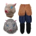 thumbnail image 2 of Disfraz de Cosplay de Anime para hombres y mujeres, vestido de Halloween, traje de Cosplay japonés, falda Flur, pantalones, calcetines, peluca, máscara para la cabeza, novedad xuanjing unisex, 2 of 2