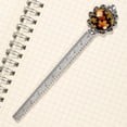 thumbnail image 3 of Maple leaf pumpkin Book Lovers' Delight: Vintage Silver Lace-Edged Bookmark - a Must-Have Book Accessory for Reading Pleasure, 3 of 5