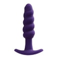thumbnail image 2 of Vedo Twist Rechargeable Anal Plug Deep Purple, 2 of 5