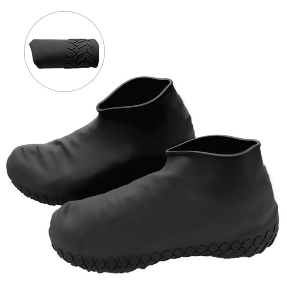 Waterproof Rubber Rain Shoe Covers Reusable Silicone Shoe Covers Fit