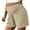 Khaki, variant on Miqool Maternity Shorts with Pockets Over The Belly Drawstring Casual Pregnancy Shorts for Athletic Yoga Workout