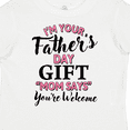 thumbnail image 4 of Inktastic Im Your Fathers Day Gift Mom Says Youre Welcome in Pink Boys or Girls Toddler T-Shirt, 4 of 5