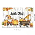 thumbnail image 3 of LEFXSMR Fall Bathroom Rugs Non-Slip Bath Mat Pumpkin Maple Leaves Design Area Rug for Front Door Porch Entryway Thanksgiving Decorations, White, 3 of 8
