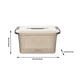 thumbnail image 3 of Household Storage Bin Stackable Storage Bin Sundries Storage Bin Stackable Latching Box with Lid, 3 of 3