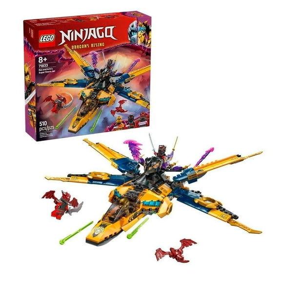 Set LEGO Ninjago Super Jet de la Tormenta de Ras y Arin 71833