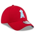 thumbnail image 3 of Men's New Era Red Los Angeles Angels 2024 Father's Day 39THIRTY Flex Hat, 3 of 6