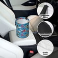 thumbnail image 6 of Honeii Sharks Summer Print Waterproof Car Trash Can,Waterproof Portable Collapsible Trash Can,Garbage Container fits Most Cars,SUVs,and Trucks, 6 of 7