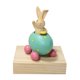 thumbnail image 2 of Adorable figura de conejito de Pascua, estatua de conejo, modelo de animal coleccionable de resina para Verde, 2 of 9