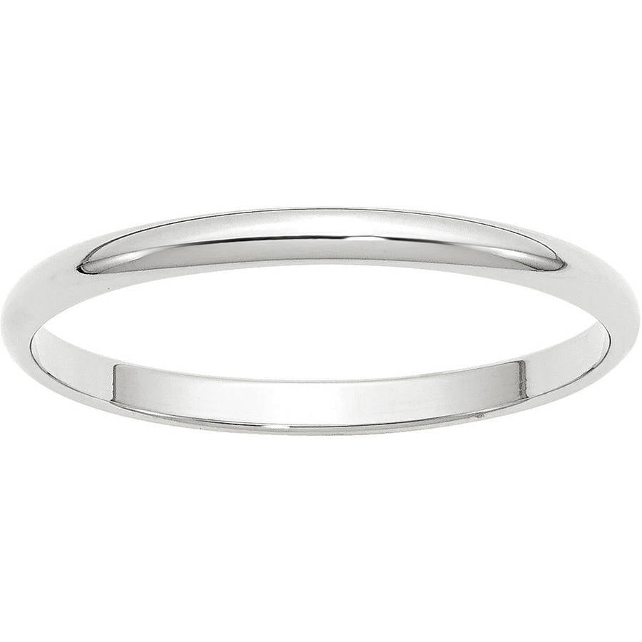 Top 10 Jewelry Gift 14KW 2mm LTW Comfort Fit Band Size 11
