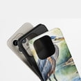 thumbnail image 4 of Heron Bird For All iPhone Series Tough Phone Case Watercolor Nature Art Blue Green, 4 of 7