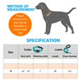 thumbnail image 2 of Reflective Dog Collar Padded with Soft Neoprene Breathable Adjustable Nylon Dog Collars for Small Medium Large Dogs (Medium (Pack of 1), Blue Collar+Leash), 2 of 2