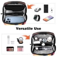 thumbnail image 6 of Rhinoceros Travel Organizer Hard Drive Case Small Travel Case USB Cable Organizer - Oxford Cloth Waterproof Storage Box for Electronic Digital Products - 5.9x9.44x3.14 in, 6 of 6