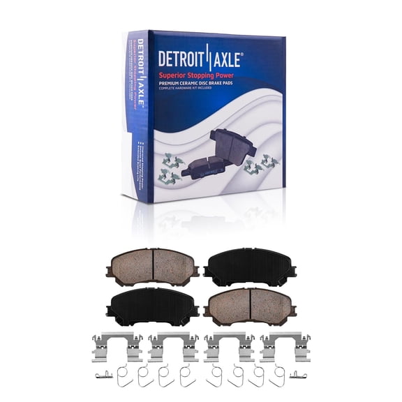 Detroit Axle - Front Ceramic Brake Pads for 2014-2020 Nissan Rogue, 2017-2022 Rogue Sport