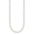 thumbnail image 2 of 10k 6-7mm White Near-Round Freshwater Cultured Pearl 18 inch Necklace, 2 of 4