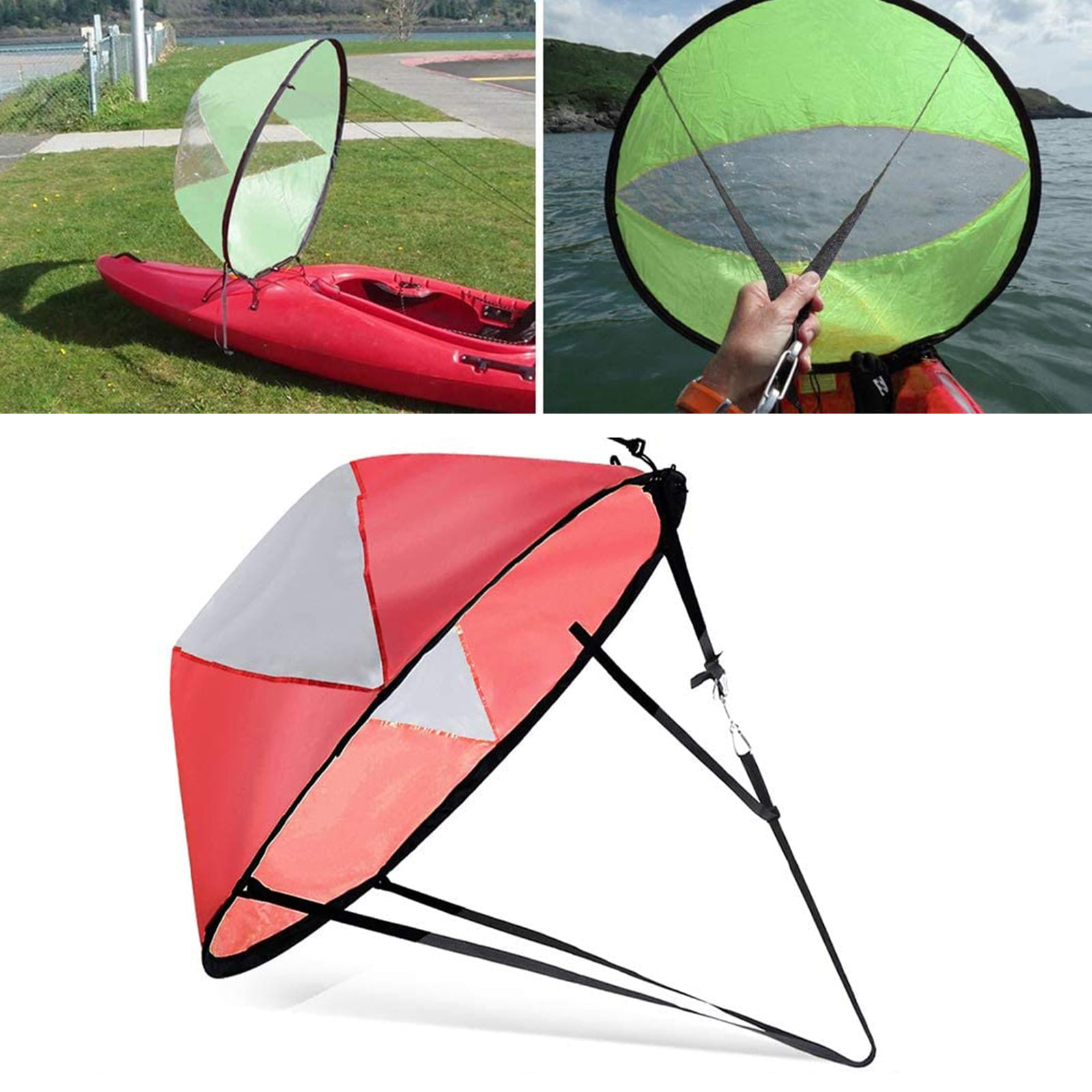 harayaa 42 Inch Portable PVC Downwind Wind Paddle Instant Popup Board Red