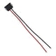 thumbnail image 4 of Cable de energía CUTICAT Conector USB C Conector hembra Convertidor de Cable de alimentación a Cable de 2 pines Electrodo positivo rojo accesorio de Electrodo Negro Negro sin terminal, 4 of 8