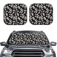 thumbnail image 2 of Zufioo Daisies Flowers Print Folding Car Windshield Sun Visor, Anti-ultraviolet Sun Visor, Suitable for Trucks, Vans Car Accessories-Medium, 2 of 6
