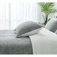 thumbnail image 6 of Chezmoi Collection Wynne 3-Piece Honeycomb Double Sided Sherpa Comforter Set Full, Reversible Gray White Sherpa Bedding Set Full Size, 6 of 8