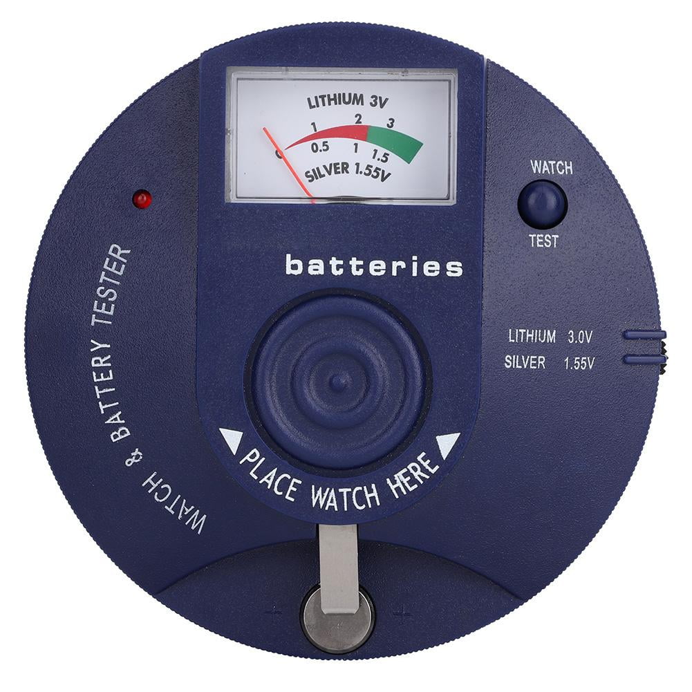 Tebru 1.55V 3V Watch Button Battery Tester Cell Coin Battery Power