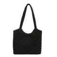 thumbnail image 1 of Bolso Hobo para Mujer Patrón Corazón Color Sólido Gran Capacidad, 1 of 9