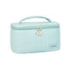 thumbnail image 1 of Bolsa de cosméticos para pasteles con tapa abierta, bolsa de lavado portátil de color sólido de PU, bolsa de almacenamiento portátil para cosméticos, bolsa de cosméticos azul claro Zefei Wu 9024735081760, 1 of 1