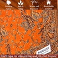 thumbnail image 4 of Women's Paisley Pashmina Double Sided Wrap Scarf Stole, 4 of 6