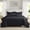 Black, variant on Ameha 3 Piece Reversible Quilt Set Ultra Soft Floral Coverlet Microfiber Bedding Set Queen White All Season