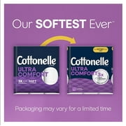 Cottonelle Ultra Comfort Toilet Paper, 36 Mega Plus Rolls, 2-Ply, 269 Sheets per Roll
