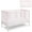 Pink, variant on Suite Bebe Palmer Island Crib & Toddler Guard Rail Bundle White