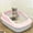 Pink, variant on Nebwoak Open Cat Litter Box with Scoop, Large Size for Big/Obese Cats, Low Tracking Litter Pedal, Easy to Clean Plastic Litter Box for Kittens & Senior Cats