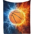 thumbnail image 1 of LHSHID Softball Gifts Blanket Cool Fire and Ice Softball Blanket Softball Gifts for Girls Softball Lovers Gifts Softball Team Gifts Girls Softball Gifts Softball Ideas 30x40in, 1 of 6