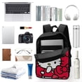 thumbnail image 3 of Custom Backpack Hello Kitty 17-Inch Anime Backpack Laptop Backpack Lightweight Water-Resistant Spacious for Work Or School, 3 of 9