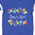 thumbnail image 4 of Inktastic Omas Girl Bright Flowers Girls Baby Bodysuit, 4 of 5