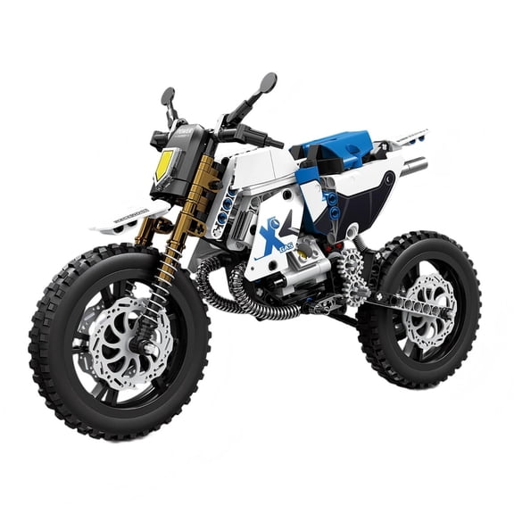 chanbrick Motorcycle Building Block Set Compatible with Lego Vehicle Model Gift for Adults Men Boys 336 Pcs