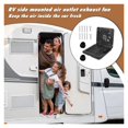 thumbnail image 4 of Air Vent Fan RV Side 12V Side Mount RV Air Vent Fan Refrigerator Heat Dissipation, 4 of 6