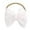 White, variant on Toddler Baby Girls Solid Bow Hairband Headwear Nylon Elastic Soft Cute Daily Accessory Baby Girl Headbands,Beige,One Size