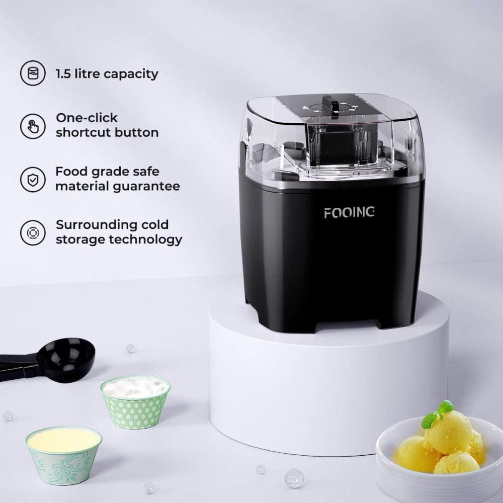 Ice Cream Machine Electronic Version Homemade Ice Cream, Frozen Yogurt -  Temu