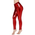 thumbnail image 1 of Intimates Women's Pure Color Stretch Slim Interest Bright Leather Leggings, 1 of 6