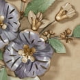 thumbnail image 4 of Floral Bouquet Dimensional Hand-finished Metal Wall Art Pastel, 4 of 5