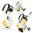 thumbnail image 4 of Mini Desktop Zinc Alloy Golf Bag Pen Holder with Lawn Base Clock Golf Pens Souvenir Gift, 4 of 4
