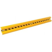 Vestil Guard Rail,Yellow,12 ft. L,12 In. H HAWA GR-12-PC-YEL