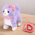 thumbnail image 3 of Kid Connection My Walking Pet - Purple Cat, 3 of 8