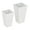 White, variant on Resenkos Plant Pots, Flower Pots, Garden Planters,2-Pack Outdoor Planter Set, Flower Pots with Drainage Holes, Durable & Stackable Plant Pot,Gray