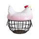 thumbnail image 5 of Cesta organizadora para huevos de gallina, soporte de encimera para huevos, recipiente para verduras y huevos. Rosa Negro, 5 of 9