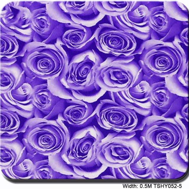 Hydrographic Film Water Transfer Print Hydrographics Film, 0.5 Meter Width - Hydro DipHydro Dipping Film - Rose pattern- Multi-color Optional ,Easy to Use