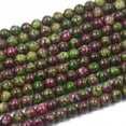 thumbnail image 3 of Pulsera de cuentas sueltas redondas espaciadoras de zoisita, piedras preciosas, para hacer collares y pulseras., 3 of 3