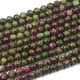 thumbnail image 3 of Cuentas sueltas de zoisita redondas espaciadoras para hacer pulseras y collares, 3 of 3