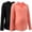 Black+Orange, variant on WBQ Women's Nursing Tops Maternity Shirts for Breastfeeding Long Sleeve V Neck Ruched Pregnancy T-Shirts Side Open Double Layer Breastfeeding Shirt Nursing Clothes
