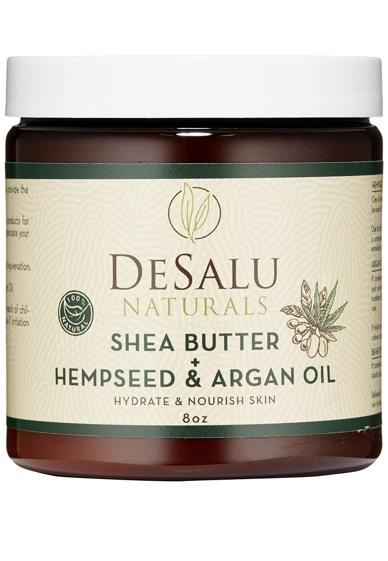 DESALU NATURALS All Natural Raw African Shea Butter with Hemp Seed Oil