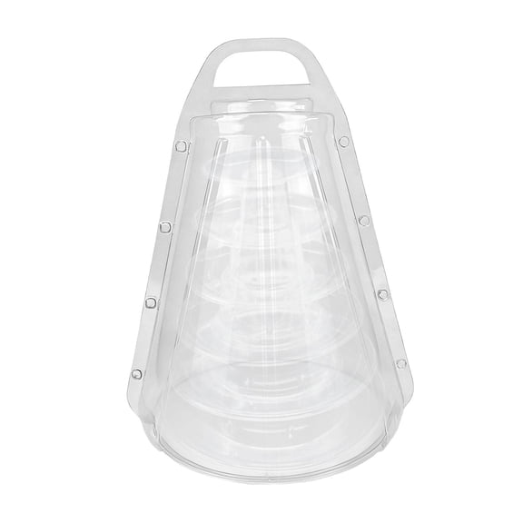 QSTDGVPW Macaron Tower Stand 6 Tiers Platter Cake Stand for Wedding Baby Shower Decor